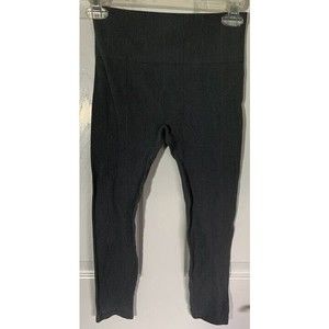 HIIT Signature Dark Gray Cropped Ribbed Leggings Size Medium from the UK